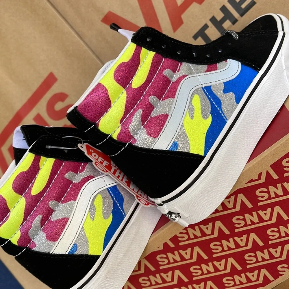 Vans Sk8-Hi Platform 2 After Dark Camo/True White WMNS